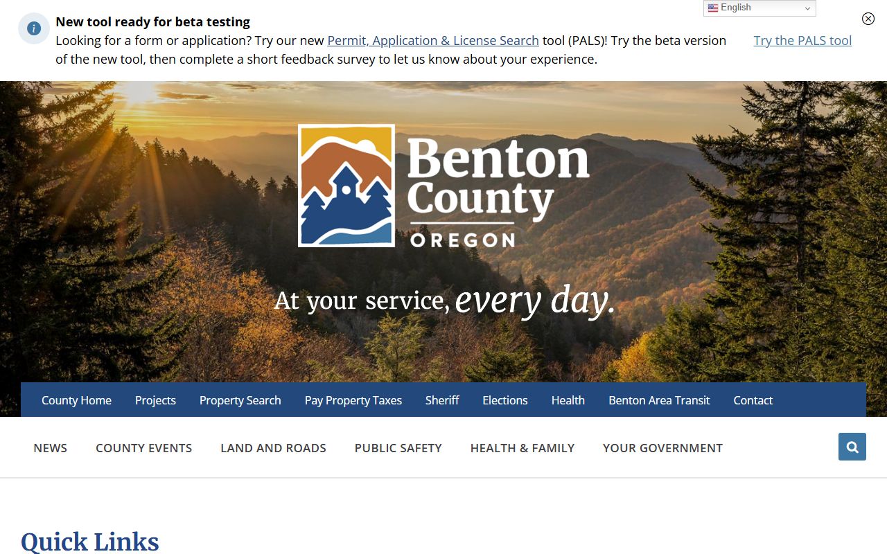 Benton County Clerk and Recorder office for DUI records